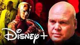 Kingpin, Daredevil: Born Again, Disney+ logo