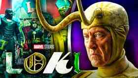 Loki logo, Richard E. Grant as Classic Loki, Jack Veal's Kid Loki, Boastful Loki