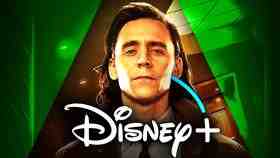 Tom Hiddleston as Loki, Disney Plus logo