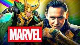 Loki, Tom Hiddleston, Marvel logo