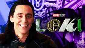 Loki, set photo, Loki logo