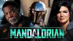 Carl Weathers as Greef Karga, The Mandalorian and Gina Carano as Cara Dune