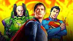 David Corenswet as Superman, Lex Luthor and Superman in DC Comics.