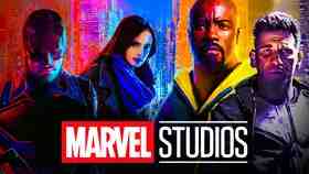 Marvel Studios logo, Netflix MCU characters