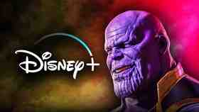 Disney Plus logo, Thanos.
