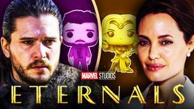 Eternals Funkos Revealed for Angelina Jolie's Thena, Kit Harington's Dane Whitman & Many More Heroes