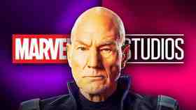 Patrick Stewart as Professor X, Marvel Studios logo
