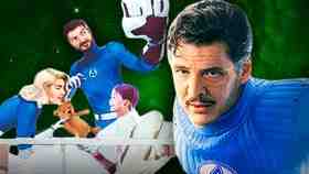 Pedro Pascal's Reed Richards and Fantastic Four concept art of child in bed.