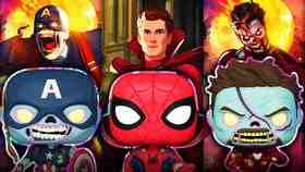 Captain America, Spider-Man, Iron Man, Zombies, Funkos