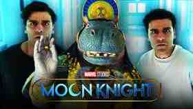 Oscar Isaac as Marc Spector, Oscar Isaac as Steven Grant, Taweret, Moon Knight logo