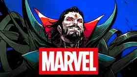 Mister Sinister from Marvel comics with Marvel logo.