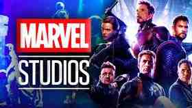 Marvel Studios logo, Avengers Endgame poster