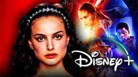 Natalie Portman, Star Wars, Disney+ logo