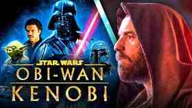 Ewan McGregor as Obi-Wan Kenobi, Obi-Wan Kenobi logo, Darth Vader