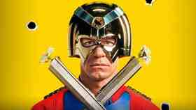 Peacemaker in helmet, John Cena