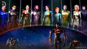 The Eternals team and celestials