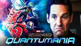 Paul Rudd as Scott Lang, Ant-Man and the Wasp: Quantumania logo
