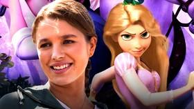 Tangled Live-Action Set Videos Reveal First Look at Teagan Croft's Rapunzel