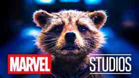 Rocket Raccoon, Marvel Studios logo