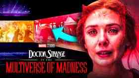 Doctor Strange Scarlet Witch attack