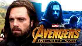 Sebastian Stan, Bucky Barnes, Avengers: Infinity War logo