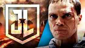 Michael Shannon, Justice League symbol, Darkseid background