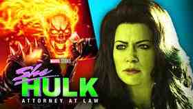 She-Hulk logo, Tatiana Maslany as She-Hulk, Ghost Rider