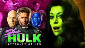 She-Hulk, Xavier, Logan, Mystique