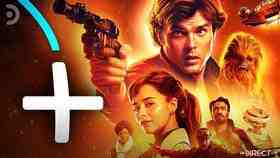 Solo: A Star Wars Story poster with Disney+ logo
