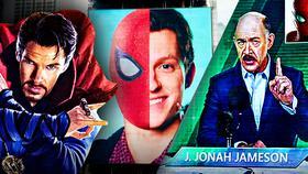 Spider-Man: No Way Home's New Promo Art Features JK Simmons' Jameson & Benedict Cumberbatch's Hero