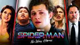 Aunt May, Ned, Peter Parker, MJ, Happy