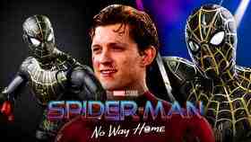 Tom Holland Spider-Man, Black and Gold Spider-Man Suit, Spider-Man Toys