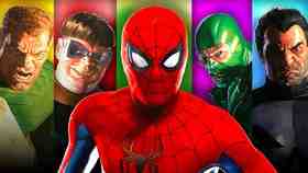 Sandman, Doc-Ock, Spider-Man from Spider-Man: No Way Home, Scorpion, Punisher