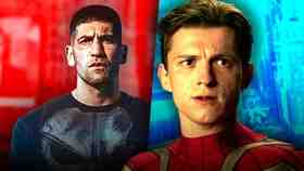 Jon Bernthal as Punisher, Tom Holland as Peter Parker
