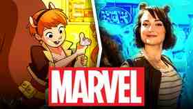 Squirrel Girl, Marvel logo.
