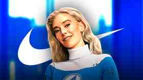 Vanessa Kirby as the Invisible Woman; white Nike logo
