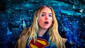 Milly Alcock as Supergirl.