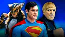 Isabela Merced as Hawkgirl, David Corenswet as Supergirl, Nathan Fillion as Guy Gardner