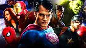 Superman with Marvel Avengers