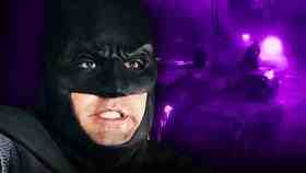 Batman and tank in Justice League