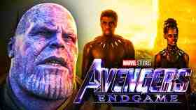 Thanos, Black Panther, Shuri, Avengers: Endgame