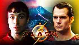 Ezra Miller's Flash, Henry Cavill's Superman