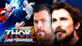 Christian Bale, Chris Hemsworth as Thor, Thor: Love and Thunder