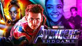 Tessa Thompson's Valkyrie and Tom Holland's Spider-Man