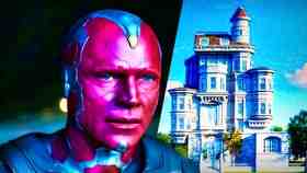 Paul Bettany's Vision in WandaVision, mansion in VisionQuest show