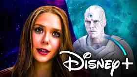 Wanda, Vision, Disney+ logo