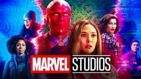 WandaVision wallpaper, Marvel Studios logo