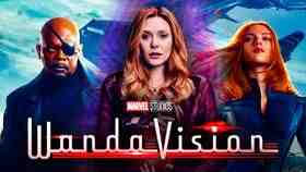 Scarlet Witch, Nick Fury, Black Widow, WandaVision