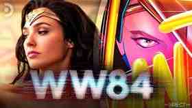 Gal Gadot's Wonder Woman next to newly unveiled official poster.