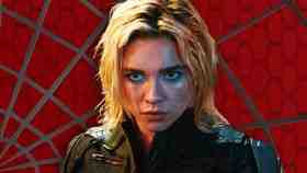 Florence Pugh Yelena Black Widow, Spider-Man Webbing.